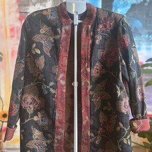 Casual Comfy Vintage Laura Ashley Smoking Jacket (Large / L)